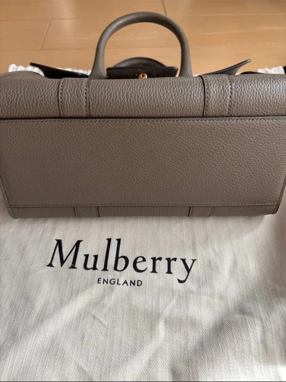 Mulberry structured satchel